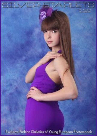 Silver-Starlets Eva - Purple Dress 1